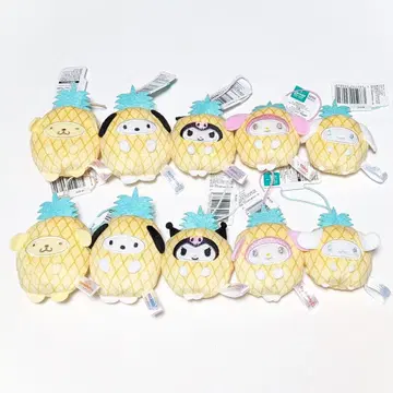 산리오 캐릭터즈 후르츠 인형옷 마스코트 ~파인~ 전5종 x 2세트