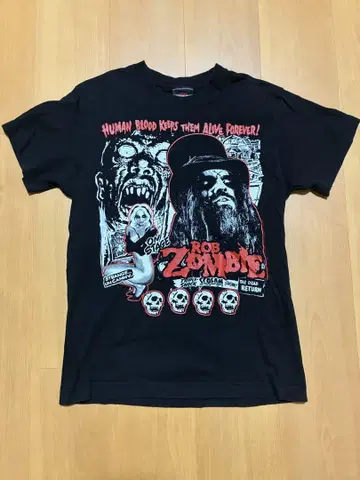 ROB ZOMBIE 티셔츠 S 사이즈