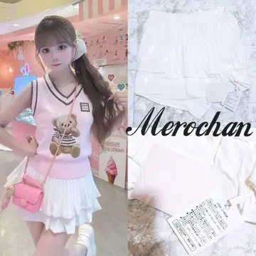 Darich 내로우 플리츠 티어드 미니 스커트 M 화이트