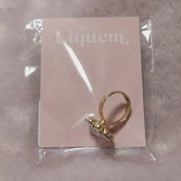 liquem / 블룸 서클 반지 WT 파티나