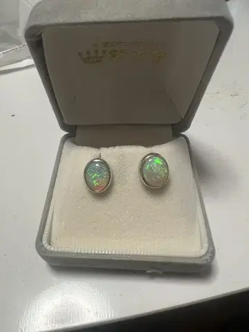 귀걸이 오팔