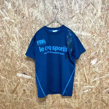 lecoqsportif 티셔츠 스포츠 웨어 네이비 남성용 S