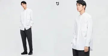 [레어] +J UNIQLO 수피마 코튼 오버사이즈 셔츠
