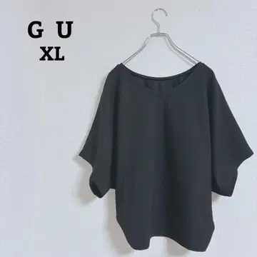 지유 블라우스 티셔츠 5부 소매 넉넉한 스트레치 오피카지 XL