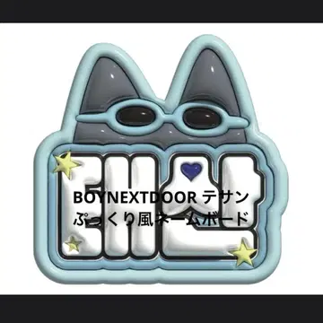 BOYNEXTDOOR 테산 통통한 네임 보드