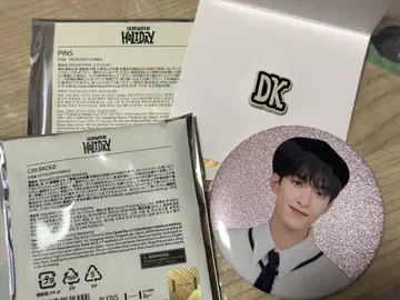 SEVENTEEN HOLIDAY 캔뱃지 핀 배지 DK