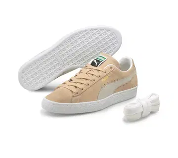 Puma 스웨이드 베이지 스니커즈 푸마 27.5cm