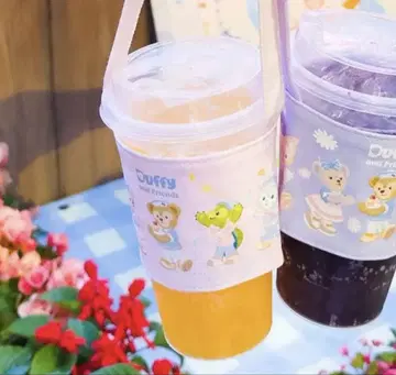 홍콩 디즈니랜드 더피 드링크 슬리브