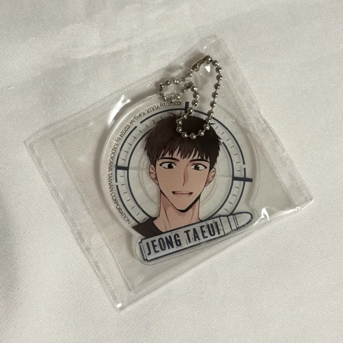 Woozi Fashion Webtoon Taiwan Special Edition Vol. 1 Goods Jung Tae-ui Keyring