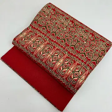 나고야 오비 사라사의 세련된 염색 오비(약 24cm) 목화 AO-4824
