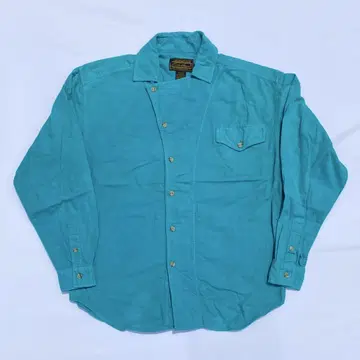 80's Eddie Bauer 샤모어 셔츠 샤모어 크로스 터콰이즈