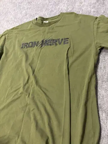 IRON NERVE 쥬라기 키자와 티셔츠 XL 사이즈 올리브