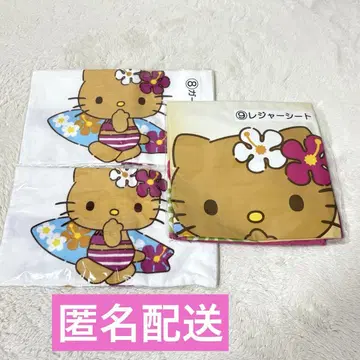 산리오 복권 헬로키티 거즈 타월 돗자리