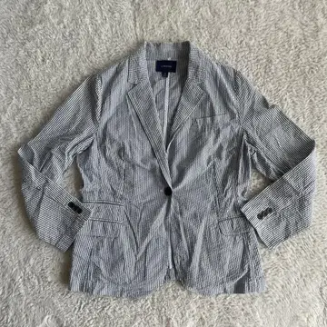 Lands' End 스트라이프 테일러드 자켓 17 사이즈 BG17