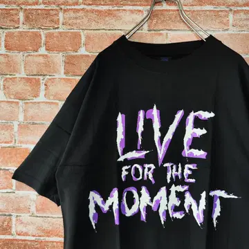 WWF 빈티지 LIVE FOR THE MOMENT 프로레슬링 T셔츠 L