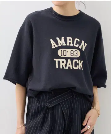 라빠르망 AMERICANA 아메리카나 하프 슬리브 맨투맨