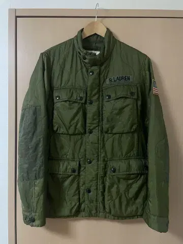 DENIM & SUPPLY 밀리터리 자켓 올리브 그린