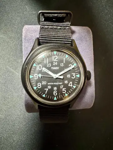 TIMEX 캠퍼 블랙 다이얼