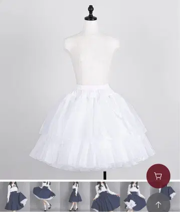 NO.S PROJECT 진심 파니에 화이트 M 사이즈