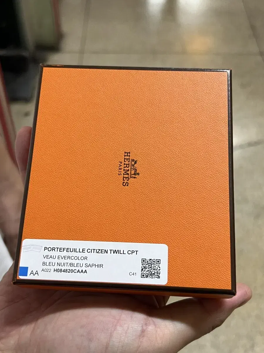 Hermes Men's Citizen Twill CPT Wallet
