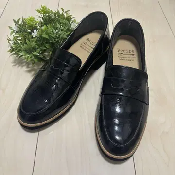 Recipe 에나멜 로퍼 23.5cm