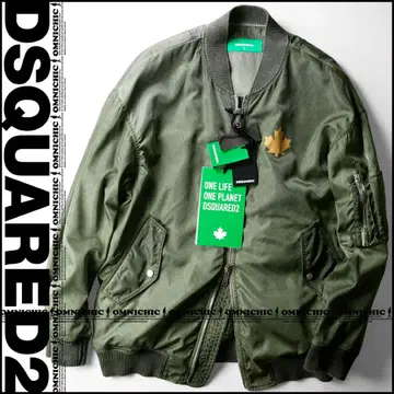 새상품 17만 DSQUARED2 디스퀘어드 로고 MA-1 봄버 자켓 50