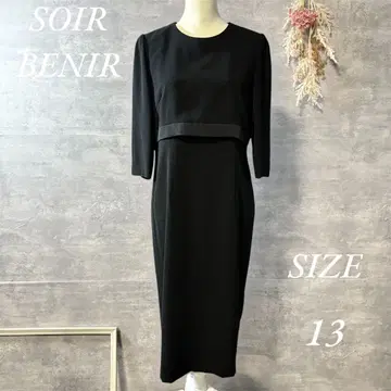 SOIR BENIR 블랙 포멀 원피스 예복 상복 빅 사이즈