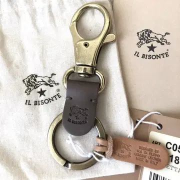새상품 일비종떼 IL BISONTE 키링 토라토라 그레이