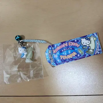 도야마 한정판 헬로키티 스트랩