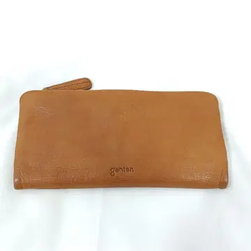 [컨디션 최상] genten 장지갑 G소프트 브라운 차