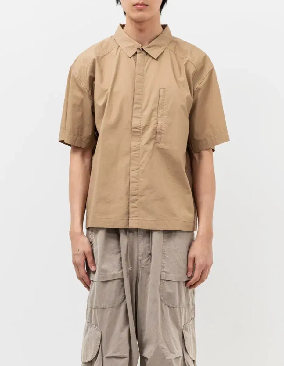 entire studios short sleeve shirt L