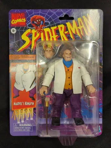 HASBRO (VINTAGE RETRO) 스파이더맨 마블의 킹핀 6인치