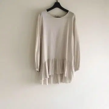저널 스탠다드 레리움 코튼 크레이프 헤 개더 블라우스