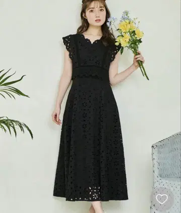 Noela 노엘라 코튼 레이스 맥시 원피스