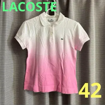 라코스테 여성용 반팔 피케 셔츠 42