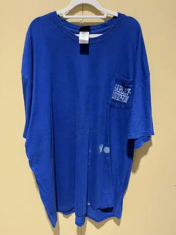 할리데이비슨 그래픽 티셔츠 3XL 파랑