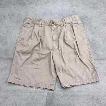 CHAPS 챕스 치노 숏 2턱 구제 의류 베이지 W32