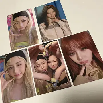 윤진 봉입 트레이딩 카드 5장 세트