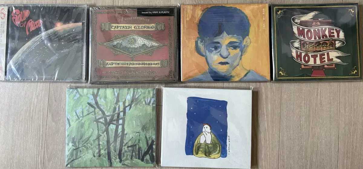 Sealed Jannabi CDs: Regular Album 1, 2, 3, 4 and Ballad Album 1, 2