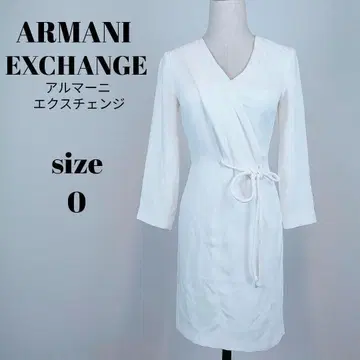 [ a499 ] ARMANI 아르마니 새상품급 카슈쿨 원피스 0 화이트