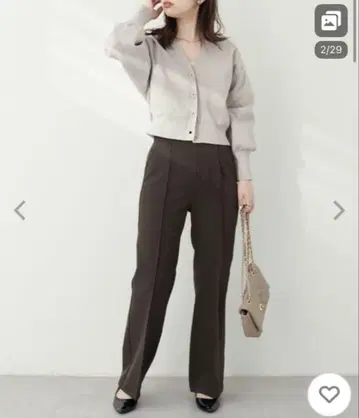 팬츠 osono 하이 웨스트 미 플레어 팬츠 여성용