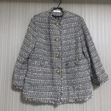 LaTOTALITE 노카라 트위드 자켓