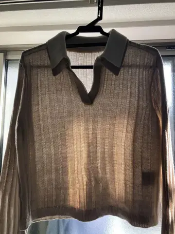 릴리안 캐럿 더블 칼라 셔츠 베이지
