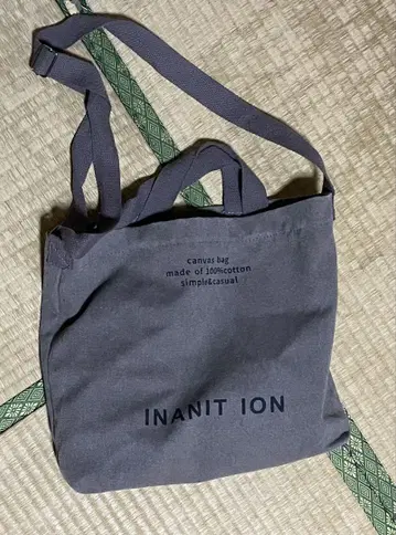INANIT ION 캔버스 백 그레이