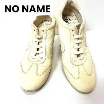 NO NAME 노네임 아이보리 웨지솔 스니커즈 23cm