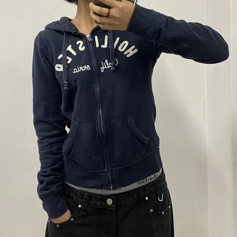 [85] Hollister Y2K Women's Zip-Up Hoodie Jacket