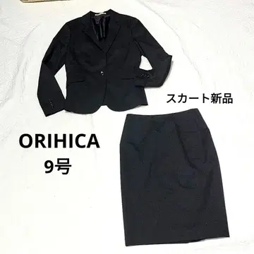 ORIHICA 오리히카 정장 셋업 스커트 블랙 M 9호 무지