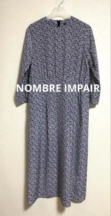 NOMBRE IMPAIR 놈브르 임페어 원피스 미니 꽃무늬 블루