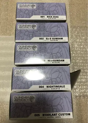 GUNDAM ARTIFACT 묶음 판매 5종 컴프