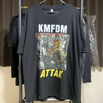 KMFDM 티셔츠 80년대 90년대 빈티지 모티브 락 티